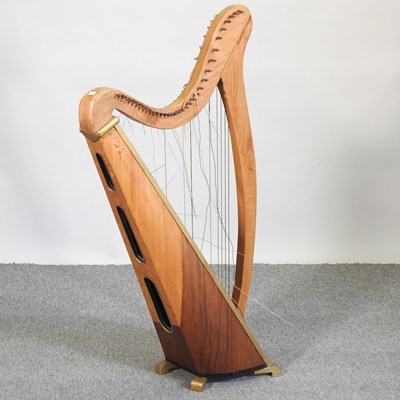 Lot 491 - A mid 20th century harp