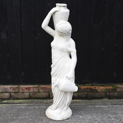 Lot 302 - A cast stone garden figure