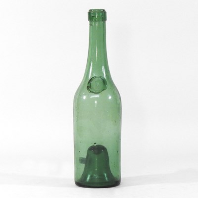 Lot 35 - A Napoleon III wine bottle