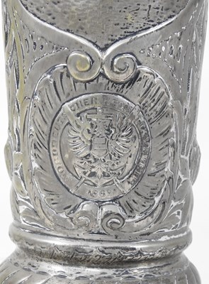 Lot 201 - An early 20th century German silver vase