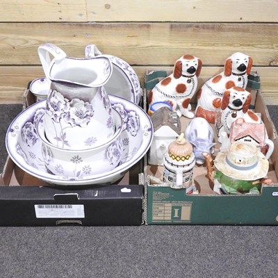 Lot 140 - A late 19th century Royal Doulton wash set