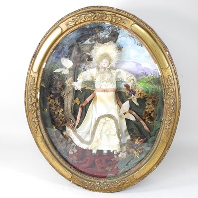 Lot 335 - A 19th century musical automaton doll