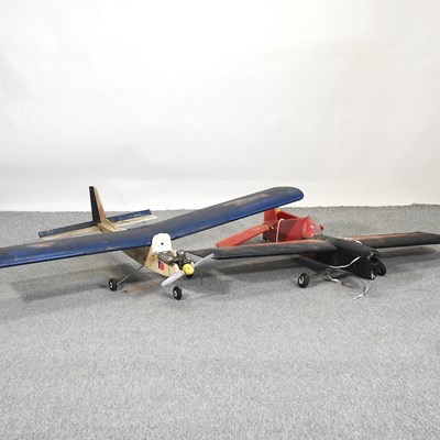 Lot 547 - A motorised model plane