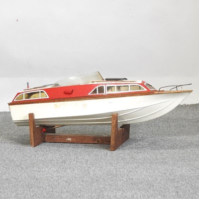 Lot 544 - A remote control model boat