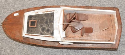 Lot 313 - A remote control model boat
