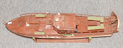 Lot 313 - A remote control model boat