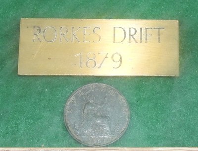 Lot 107 - A collection of Rorke's Drift battlefield relics