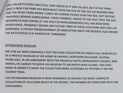 Lot 613 - A collection of Isandlwana battlefield relics