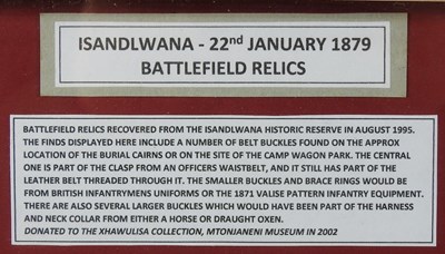 Lot 613 - A collection of Isandlwana battlefield relics