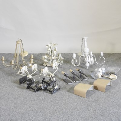 Lot 219 - A collection of ceiling lights