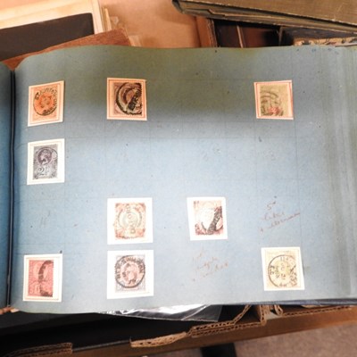 Lot 199 - A collection of stamps and postcards