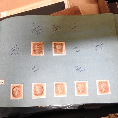 Lot 199 - A collection of stamps and postcards