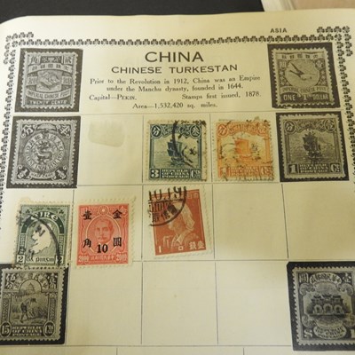 Lot 199 - A collection of stamps and postcards