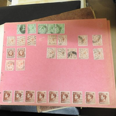 Lot 199 - A collection of stamps and postcards