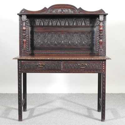 Lot 599 - A 19th century side table