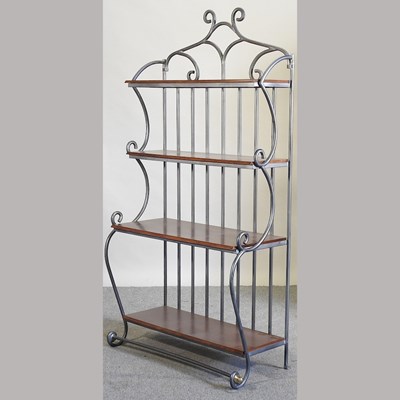 Lot 441 - A modern French style baker's rack