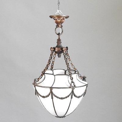 Lot 265 - An opaque glass ceiling light