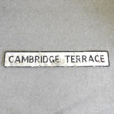 Lot 385 - A metal street sign