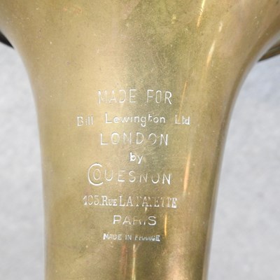 Lot 239 - A brass euphonium