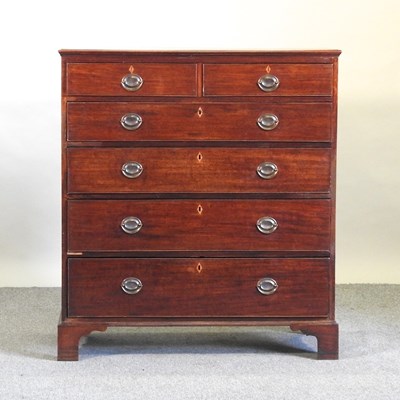 Lot 629 - A George III mahogany chest