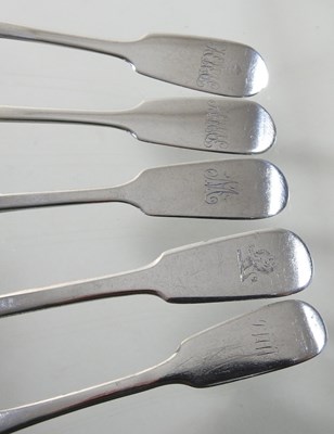 Lot 4 - Six silver teaspoons