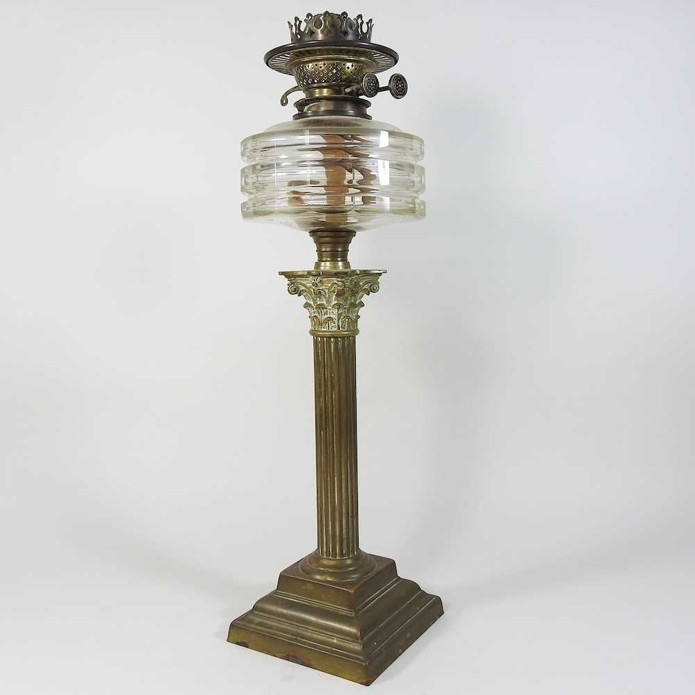 Lot 83 - A 19th century oil lamp base