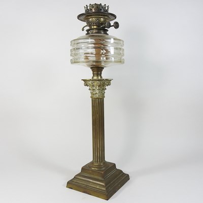 Lot 83 - A 19th century oil lamp base