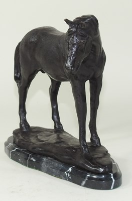 Lot 40 - A bronze model of a horse