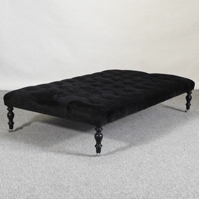 Lot 814 - A large footstool