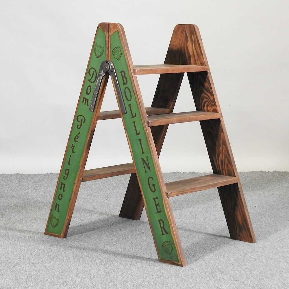 Lot 580 A Set Of Folding Wooden Steps   8236 0 Medium 