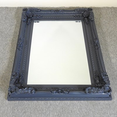 Lot 162 - A painted wall mirror