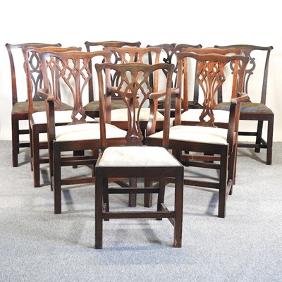 Lot 601 - A set of six dining chairs