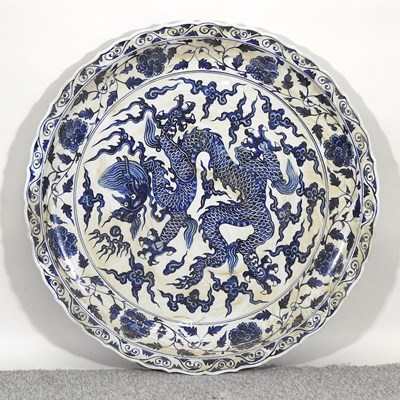 Lot 595 - A very large Chinese charger