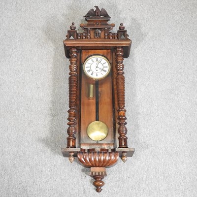 Lot 747 - A Vienna style wall clock