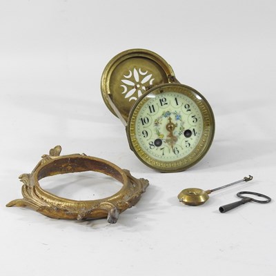 Lot 223 - A 19th century French clock movement