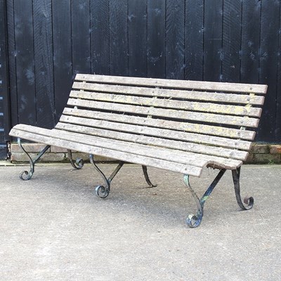 Lot 354 - A garden bench