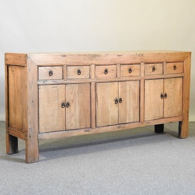 Lot 492 - A Chinese sideboard