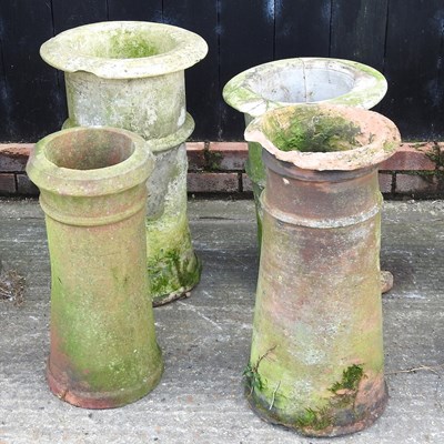 Lot 377 - Four various chimneys