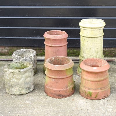 Lot 363 - Four various chimneys