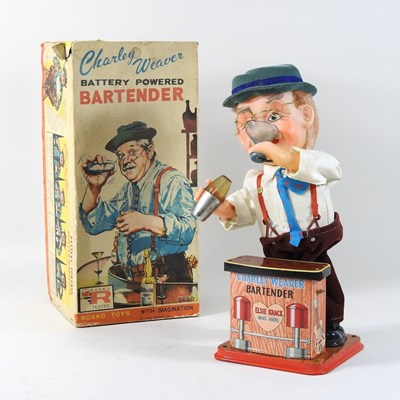 Lot 145 - A vintage Charley Weaver Bartender battery powered toy