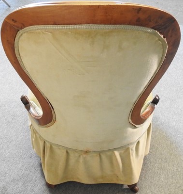 Lot 898 - A Victorian spoonback chair