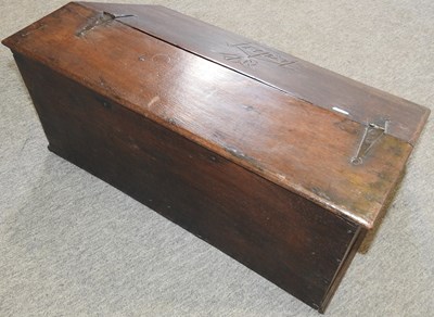 Lot 73 - An 18th century Bible box