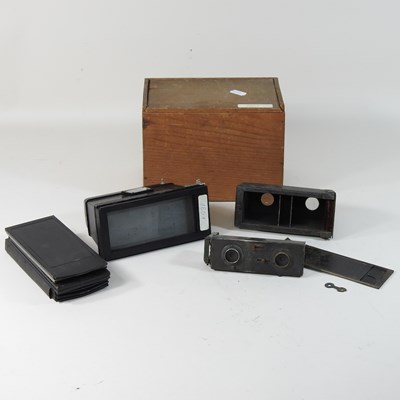 Lot 146 - An early 20th century Anasticmatique Gallus camera