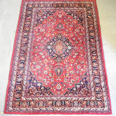 Lot 412 - A large Turkish woollen carpet