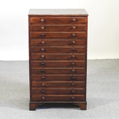 Lot 309 - A collector's chest