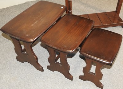 Lot 795 - A nest of Ercol tables