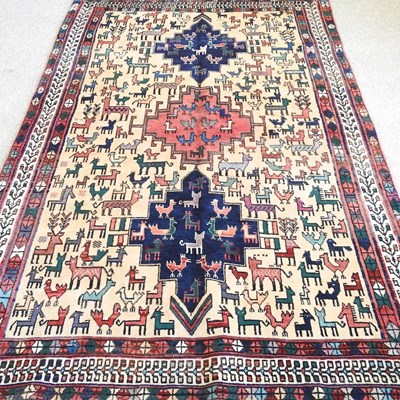 Lot 283 - A Persian rug