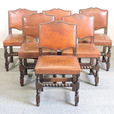 Lot 830 - A set of six dining chairs