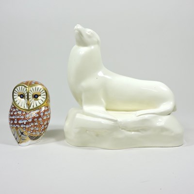 Lot 316 - A Wedgwood sealion