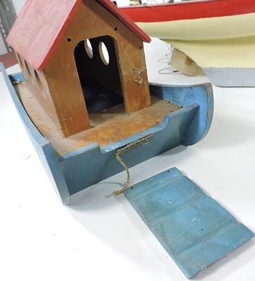 Lot 790 - A vintage painted metal balance toy